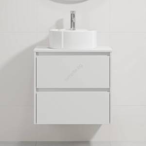 Bath Deluxe Шкаф за баня с мивка TRONDHEIM/VIKEDAL 60x57x46 см бял (SETBT0145B)
