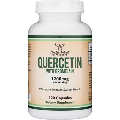 Double Wood Supplements Quercetin 500 mg | with Bromelain [120 капсули]