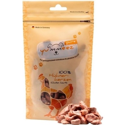 Yummeez Pure Hühnerherzen sušené mrazom kuracie srdiečka 35 g