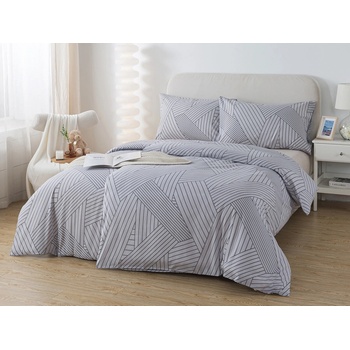 Xpose bavlna obliečky DARA sivé 220x200 70x90