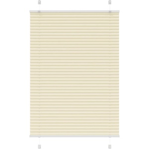 vidaXL Плисирана щора Cream 100x150 cm Ширина на плата 99, 4 cm (4015296)
