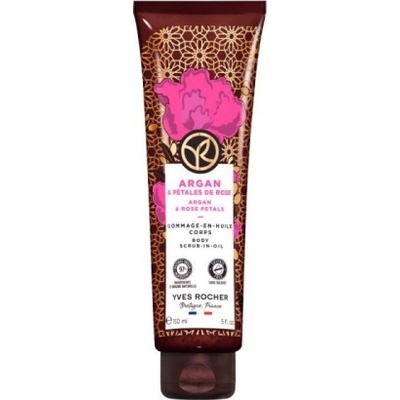 Yves Rocher BAIN NATURE Ексфолиант за тяло Арган и роза 150 ml