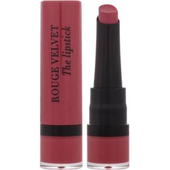 Bourjois Rouge Velvet The Lipstick матиращо класическо червило 2.4 ml нюанс 04 Hip Hip Pink