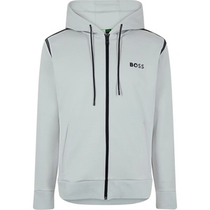 HUGO BOSS Суичър Boss Men's Saggy Tape X Zip-up Hoodie - Lt Pas Grey 054