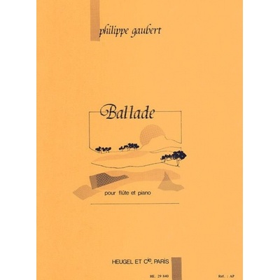 Ballade for Flute and Piano priečna flauta a klavír