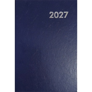 ALISCA Дневник с срокове alisca a/5, ежедневен, с бели страници, син, 2027 (260601/k)