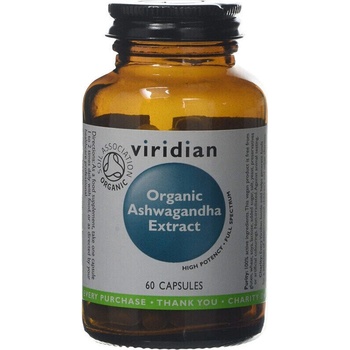 Viridian Organic Ashwagandha extract 60 kapsúl
