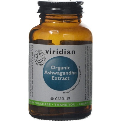 Viridian Organic Ashwagandha extract 60 kapsúl