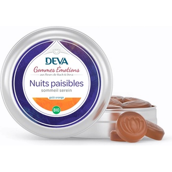 Deva Дъвчащи билкови бонбони за спокоен сън по метода на д-р Бах 45 g | Deva (775592 (152218))