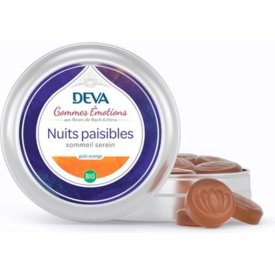 Deva Дъвчащи билкови бонбони за спокоен сън по метода на д-р Бах 45 g | Deva (775592 (152218))
