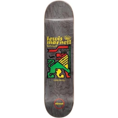 Almost Дъска за скейт ALMOST Lewis Rasta Lion R7 Marnell 8