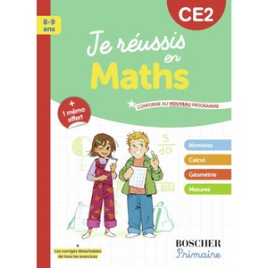 Je réussis en maths CE2 | Schwab, Cohen (2025)