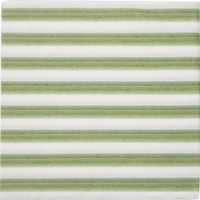 Zafferano Хартиени салфетки Righe раирани 40 x 40 см зелени 12 бр (NPQ4005)