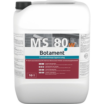 Botament MS 80 W, 10 L - impregnace fasády Balení: 10 l