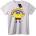 NOONEBRAND Тениска SpongeBob Дъга - M, White
