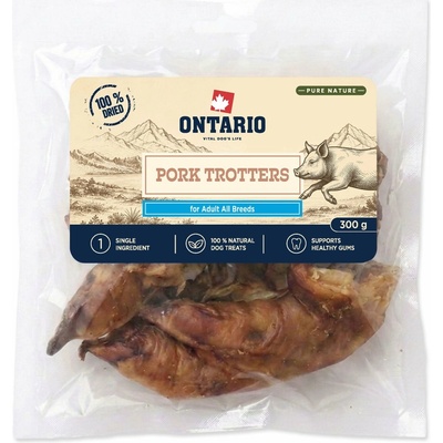 Ontario Pure Nature Sušené bravčové pacičky 300 g