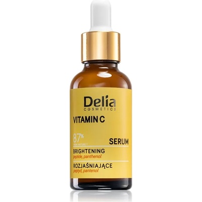 Delia Cosmetics Vitamin C озаряващ серум за лице, врат и деколкте 30ml