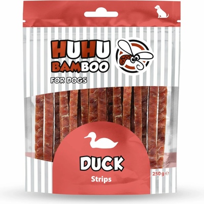 Huhubamboo kachní proužky 250 g