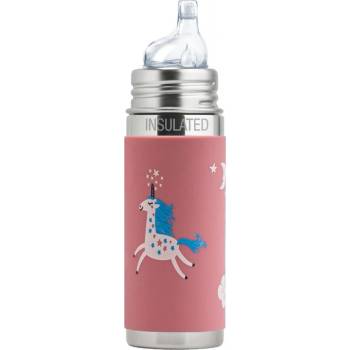 Pura Termo láhev s náustkem Unicorn šedá 260 ml