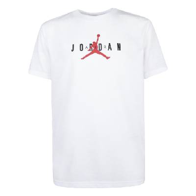 Детска тениска Air Jordan Air Longline Graphic T Shirt Junior Boys - White/Red