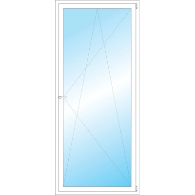 OKNA HNED Plastové okno 100x231 cm bílé otevíravé a sklopné pravé