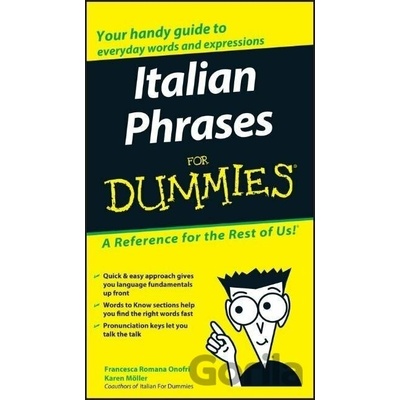 Italian Phrases for Dummies Onofri Francesca Romana