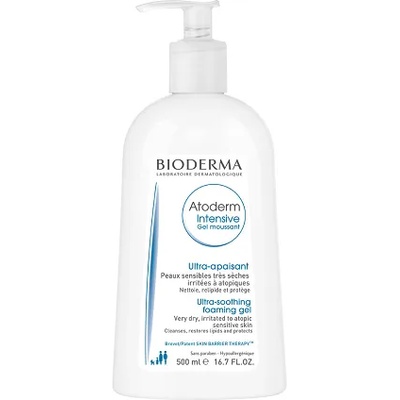 BIODERMA Atoderm Intensive Gel Moussant нежен почистващ и измиващ гел за раздразнения 500 мл