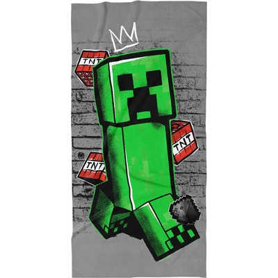 Carbotex froté osuška 70 x 140 cm Minecraft Creeper King