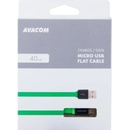 Avacom DCUS-MIC-40G USB - Micro USB, 40cm, zelený