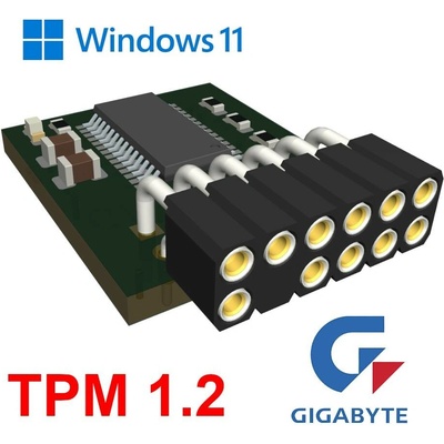 IAX (G-101) GIGABYTE G-modul special TPM 1.2 var:LPC pin:12pin pro Win11