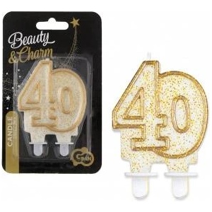 GoDan Cake number 40 zloty contour