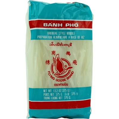 Flying Goose Brand Ryžové bezvaječné cestoviny 375 g
