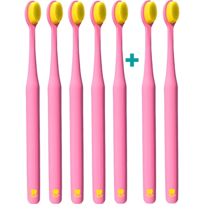 Nanosmile Zubní kartáček ProCare Rose Ultrajemný 5+2 ks