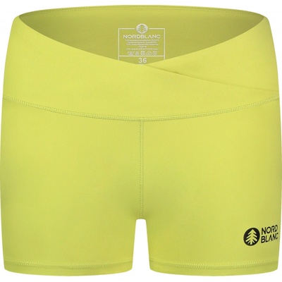 Nordblanc Dámské fitness šortky NBSPL8038 ZELENÁ
