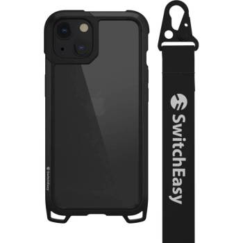 Image 1 of SwitchEasy Odyssey Classic Black Case - удароустойчив хибриден кейс с връзка и карабинер за iPhone 13 (черен)
