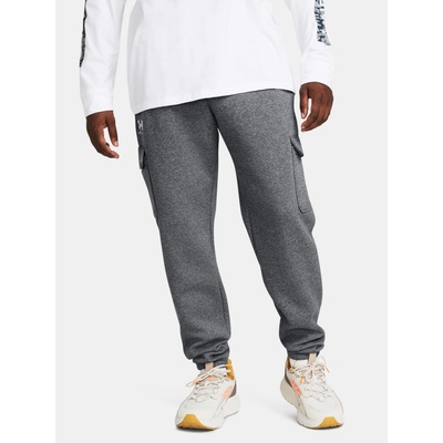 Under Armour UA Essential Flc Cargo tepláky pánské šedá