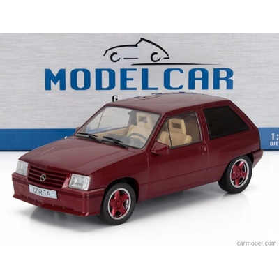 Mcg Opel Corsa A Custom 1983 Tmavě Červená 1:18