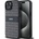 DKNY Кейс DKNY Leather Mono Stripe & Metal Logo за iPhone 15 Plus / 14 Plus, черен (3666339260408)