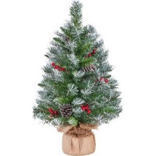 Umělý vánoční stromeček 411382 green 3ft s LED světlem A YAHEETECH