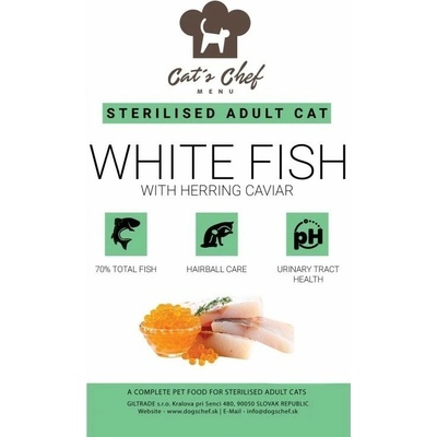 CAT’S CHEF White fish with Herring caviar sterilised 0,3 kg