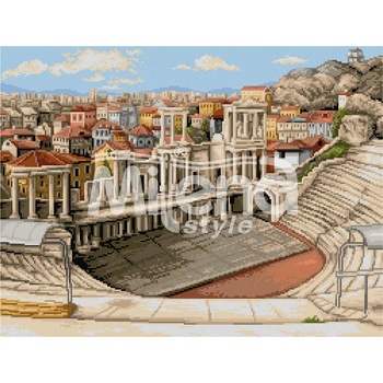 Milena Style Античен театър - гоблен със схема конци Ariadna 1: 4