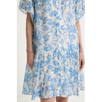 TWINSET лятна рокля с добавен лен (261LM2SGG)