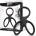 Beast Rings Triple Penis & Testicles Ring Liquid Silicone Black