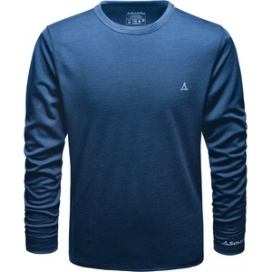 Schöffel Мъжко мериносово термобельо Schöffel Merino Sport Shirt 1/1 Arm Merino base layer - Mazarine Blue (015-1097-0111)