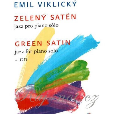 Zelený satén + CD noty pre klavír od Emil Viklický