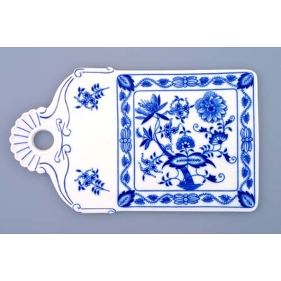 Cibulák podnos na chlieb cibulový porcelán originálny cibulák Dubí 27,5 cm