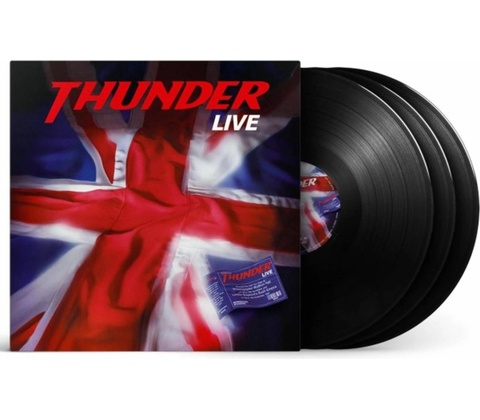 THUNDER - LIVE (3) LP