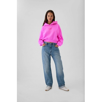 GAP Oversize crop суитчър с лого GAP GAP | Rozov | ЖЕНИ | S