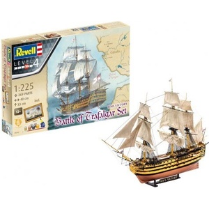 Revell Сглобяем модел, Revell, Подаръчен комплект, Битката при Трафалгар, 269 части (R05767)