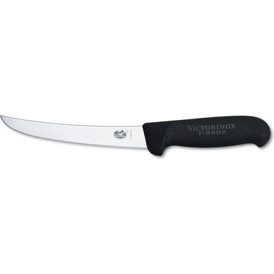 Victorinox Нож за обезкостяване Victorinox Fibrox, 15 см, неръждаема стомана, извито острие, черен (5.6503.15)
